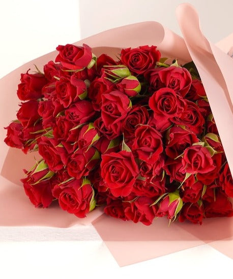 Red Baby Roses Bouquet Bouquet